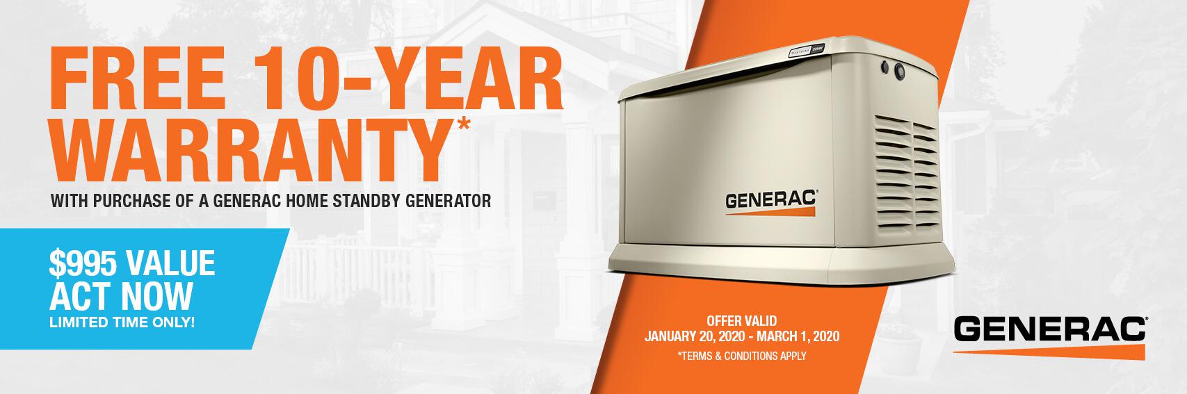 Homestandby Generator Deal | Warranty Offer | Generac Dealer | Mansfield, OH